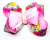 Presilha Laço Rosa Cetim e Floral com Mini Pérolas 12cm - comprar online