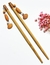 Palito Cabelo Madeira e Pingente Concha - comprar online