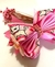 Presilha Cabelo Laço G Rosa Gatinho e Pérolas - comprar online