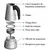 Cafeteira Italiana em Inox - Utensiliaria LTDA