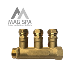 Manifold Colector PEX 3 Vías de 1 Pulgada a 16mm - tienda online