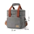 BOLSA TÉRMICA COM ALÇA TRANSVERSAL 2 COMPARTIMENTOS - loja online