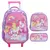Imagem do MOCHILA ESCOLAR DE RODINHAS COM ESTOJO E LANCHEIRA RESISENTE E IMPERMEÁVEL MENINO/MENINA
