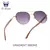 ÓCULOS DE SOL POLARIZADO UNISSEX VINTAGE PILOT SUNGLASS BRAND DESIGNER BAMBOO UV400GR