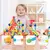 Blocos Magneticos de construção para crianças, Montessori Brinquedos Educativ na internet