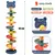 Brinquedos do bebê Sliding Rolling Balls Pile Tower Empilhamento Early Educatio na internet