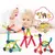 Blocos Magneticos de construção para crianças, Montessori Brinquedos Educativ - comprar online