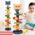 Brinquedos do bebê Sliding Rolling Balls Pile Tower Empilhamento Early Educatio - CoflyBr