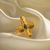 Anillo flor piedra verde en internet
