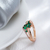 Anillo geométrico cruzado - comprar online