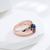 Anillo azul zafiro - Taupé Boutique
