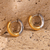 Candongas dorado-plateado - comprar online