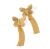 Aretes largos maxi mariposa