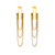 Aretes largos geométrico en internet