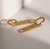 Aretes colgante cadena