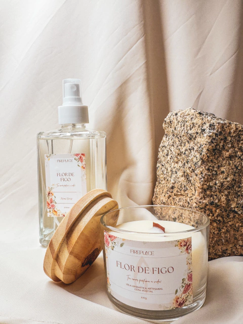 Kit Flor de Figo - Vela e Home Spray - comprar online