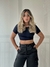 Cropped Meia Lua Preto