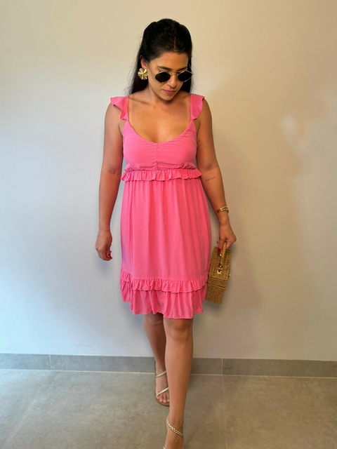 Vestido Azeviche - Rosa