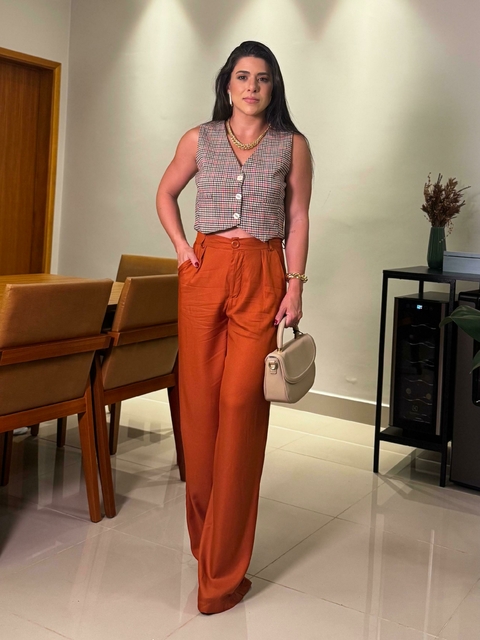 Pantalona Cecília - Terra Cota