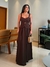 Vestido Lorena - Marrom - AMALLO STORE