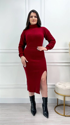 Conjunto Tricot Mousse Serena Vermelho - comprar online