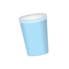 VASO AZUL PASTEL