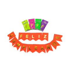 GUIRNALDA NEÓN FELIZ CUMPLEAÑOS