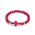 Pulseira Infantil com cruz rosa - comprar online