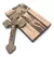 Crucifixo Parede Moldado Madeira 19 Cm São Bento - loja online
