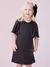 Vestido Infantil Preto com Strass