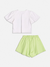 Conjunto Infantil Feminino Verão de Blusa e Shorts Stitch e Angel Strass Disney Momi - comprar online