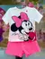 Blusa Minnie Strass Animê Kids