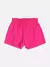 Short de Moletom com Strass Pink