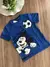 Conjunto Infantil Camiseta Azul Mickey e Bermuda Preta Youccie - comprar online