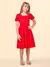 Vestido Vermelho com Renda - loja online