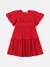 Vestido Vermelho de Babados - comprar online