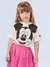 Blusa Off White com Estampa Neon do Mickey Animê - loja online