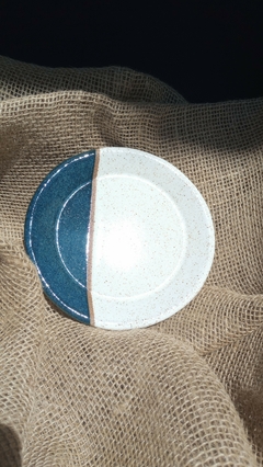 Prato de sobremesa P em cerâmica artesanal na internet