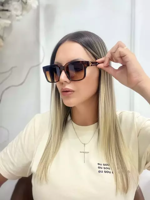 Óculos de Sol Dallas - Animal Print - comprar online