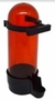 Bebedouro Malha Fina P/ Pássaros Âmbar Com Presilha 110 Ml