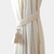 SUJETA CORTINA EN MACRAME NATURAL X 2