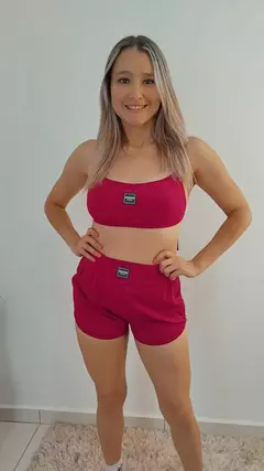Conjunto Shorts Jade - Estilo fitness feminino 