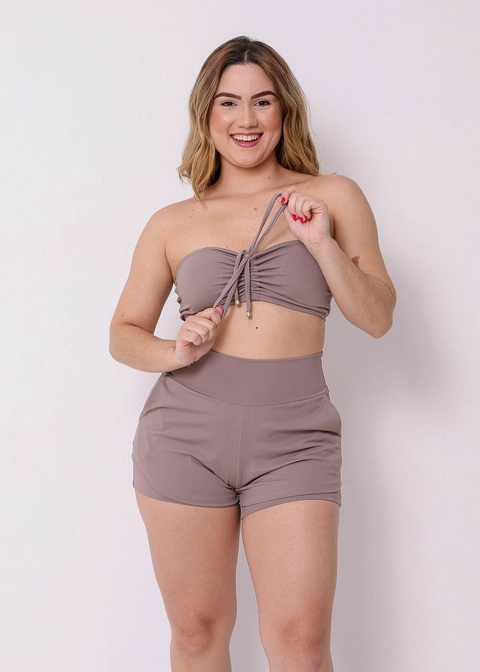 Conjunto Top "2 em 1" & Short - Coleção Âmbar
