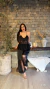 Conjunto Negro con Encaje F15