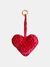 Bag Charm Coração Pelúcia