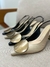 SCARPIN SLINBACK COURO CECCONELLO