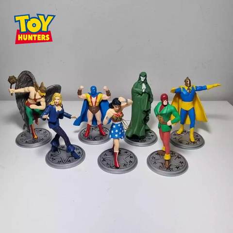 Lote 7 Heróis Clássica Equipe Justice Society of America - JSA - DC Direct - Set Série 2 - 2000