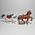 Raras Miniaturas Cavalos Históricos - Cavalo do Napoleão e Cavalo de Cézar - PAPO 2000 e 2002