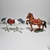Raras Miniaturas Cavalos Históricos - Cavalo do Napoleão e Cavalo de Cézar - PAPO 2000 e 2002 - Gustavo Ohlweiler Lessa