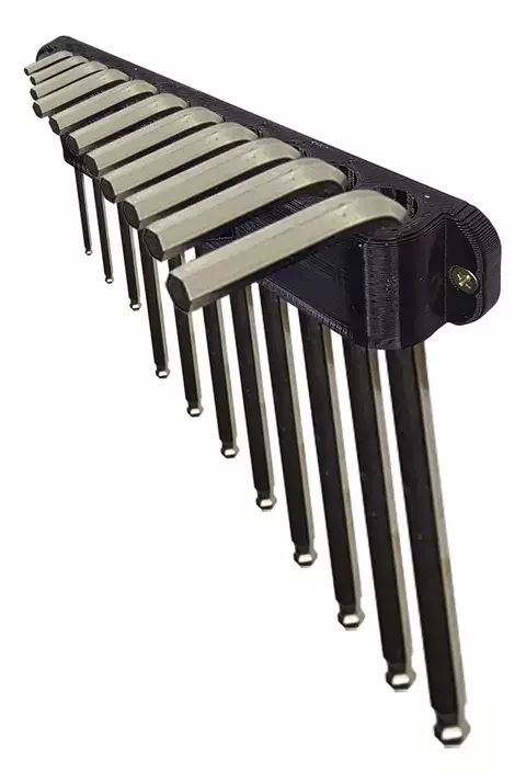 Suporte Para Chaves Allen E Torx Organizador Universal Parede